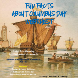 Columbus day scavenger hunt