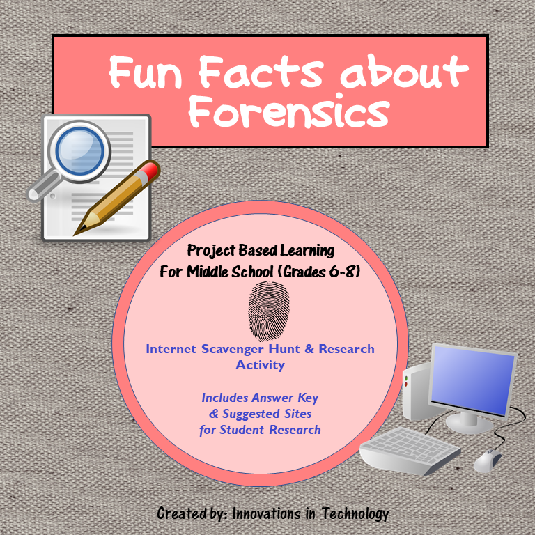 fun-facts-about-forensics-webquest-internet-scavenger-hunt-innovations-in-technology